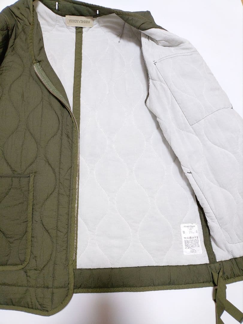YSTRDY'S TMRRW キルティングミリタリージャケット