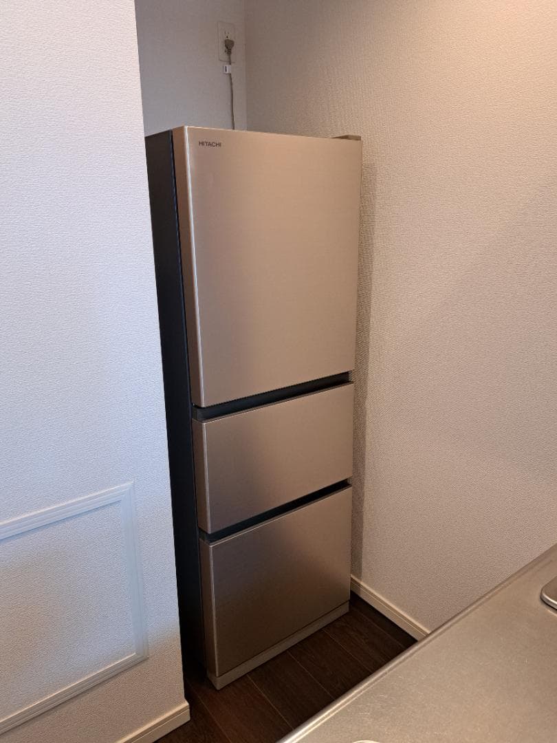 日立冷蔵庫 R27-NV 265L シャンパン