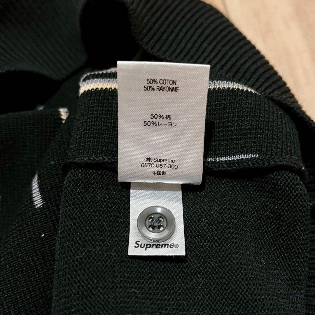 激レア！2018AW SUPREME“VERTICAL STRIPE”ニットポロ
