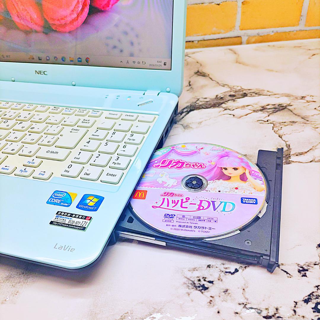 美品❤️レアなエアリーブルーノートパソコン爆速SSD☘️Core-i5✨限定色