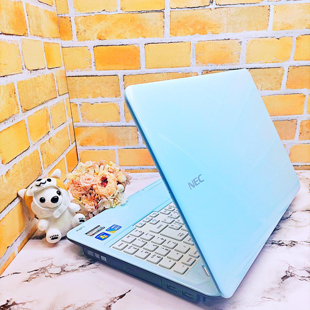 美品❤️レアなエアリーブルーノートパソコン爆速SSD☘️Core-i5✨限定色