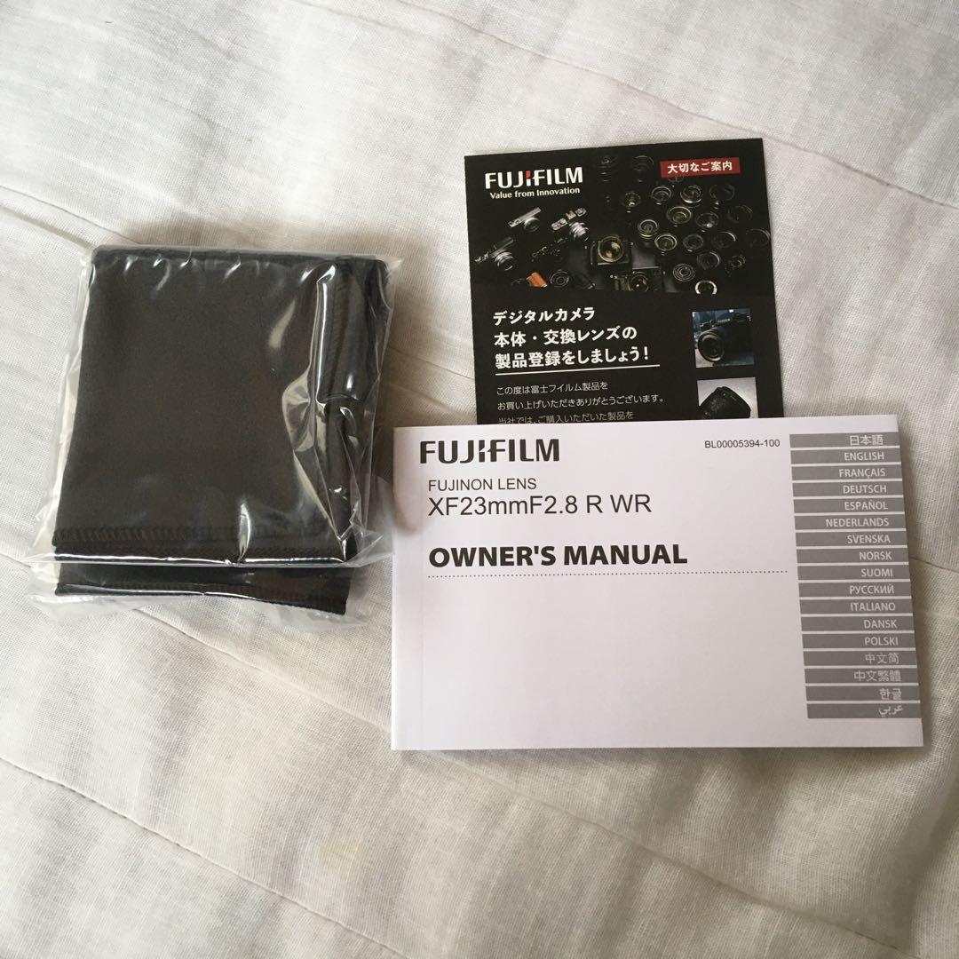 レンズ(単焦点) FUJIFILM XF23mm F2.8 R WR