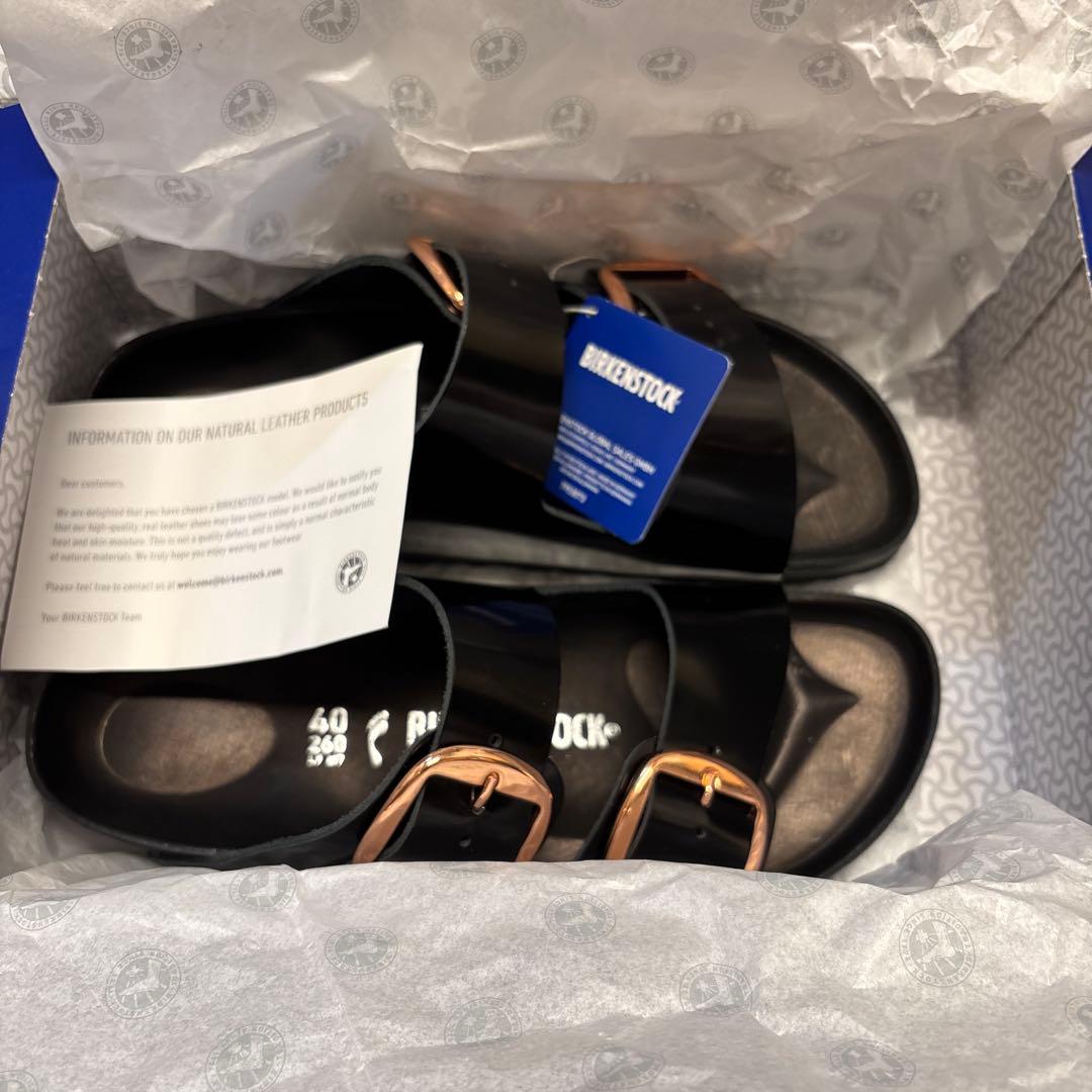 未使用！BIRKENSTOK アリゾナ ビッグバックル　ブラック26cm 正規品