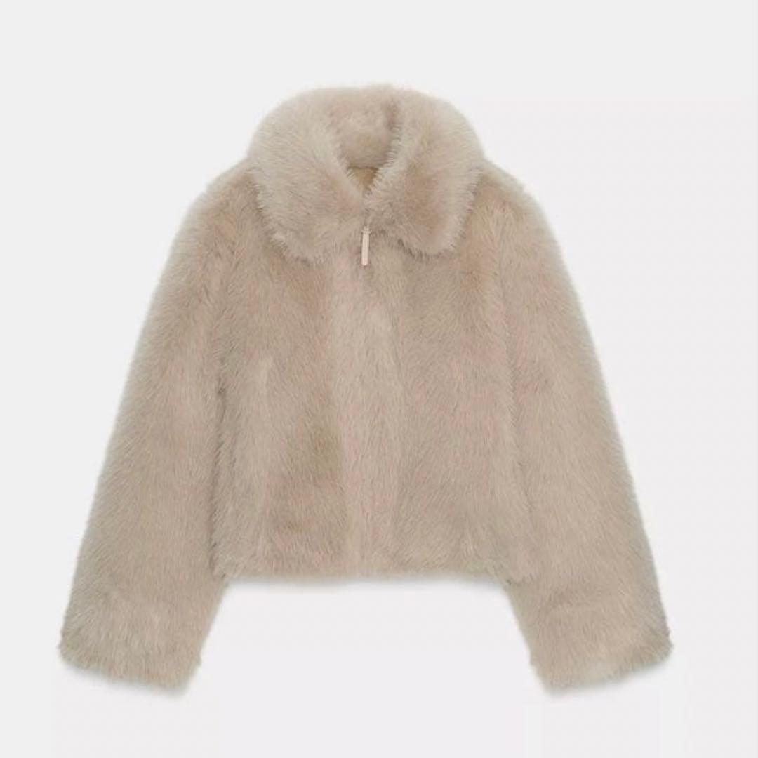 ZARA ダブルフェイス フェイクファー