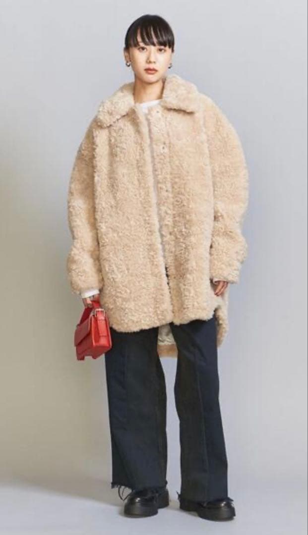 jakke AMY BISCUIT ファーコート