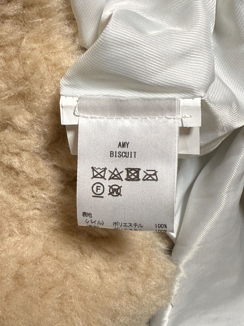 jakke AMY BISCUIT ファーコート