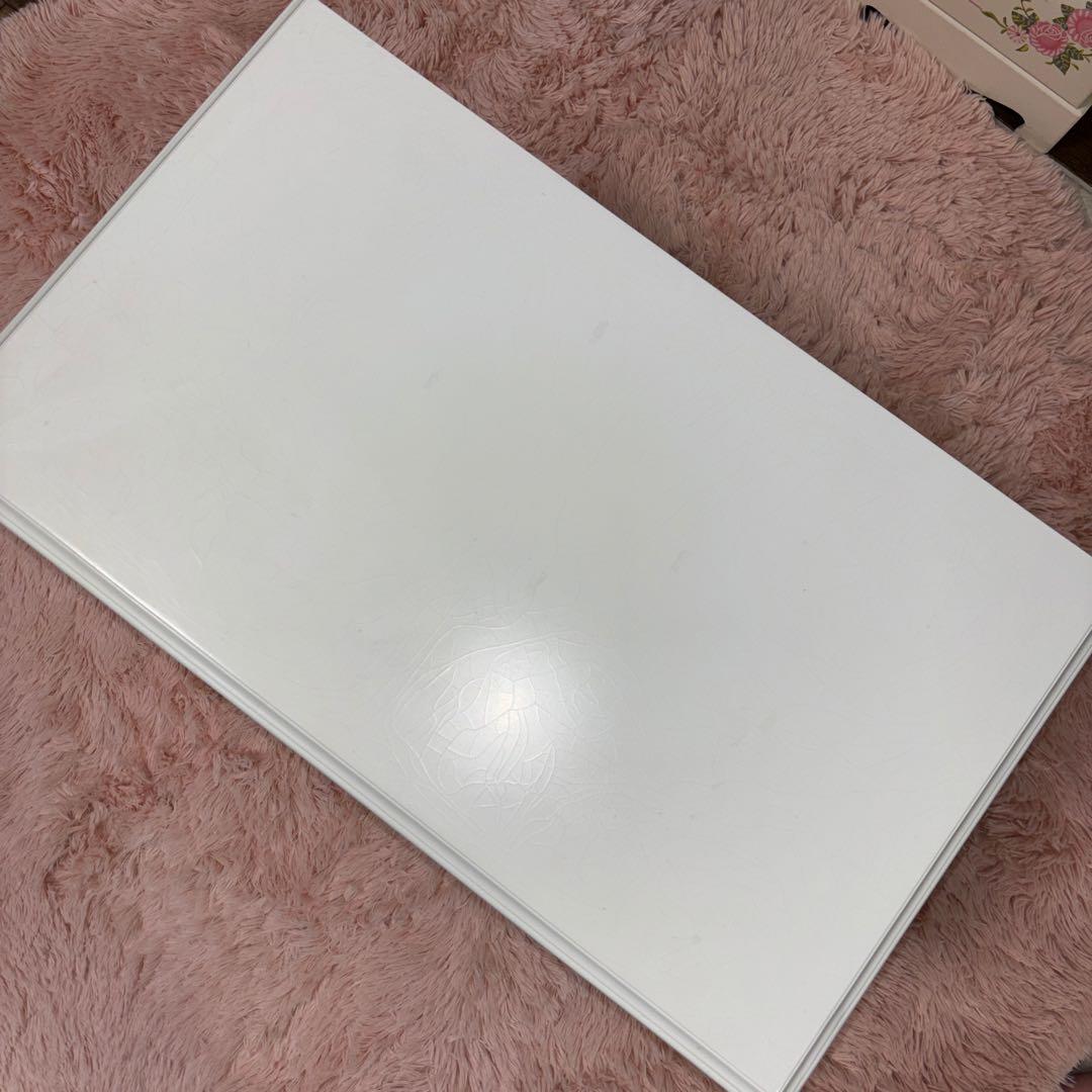 ロココ調　猫脚テレビ台　ホワイト　コンパクトサイズ