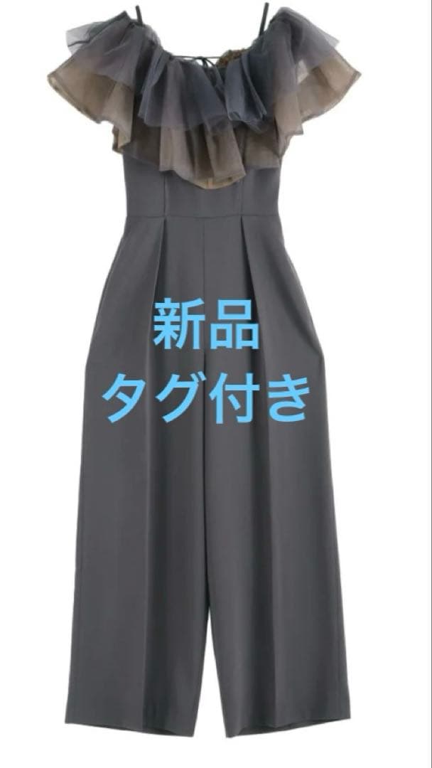 ☆新品☆LAGUNAMOON 人気のチャコールグレーパンツドレス　ラグナムーン