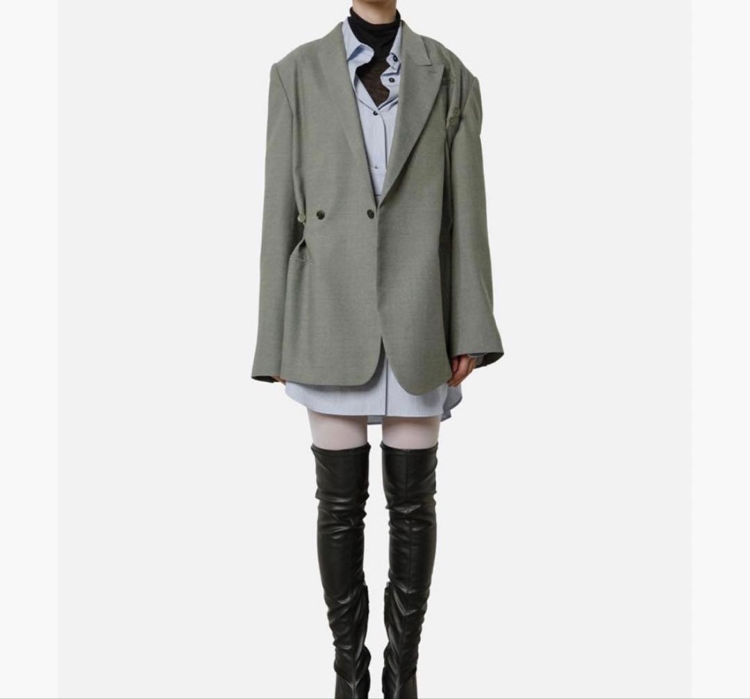 IRENE ASYMMETRICAL CLASSIC JACKET撮影時のみ使用