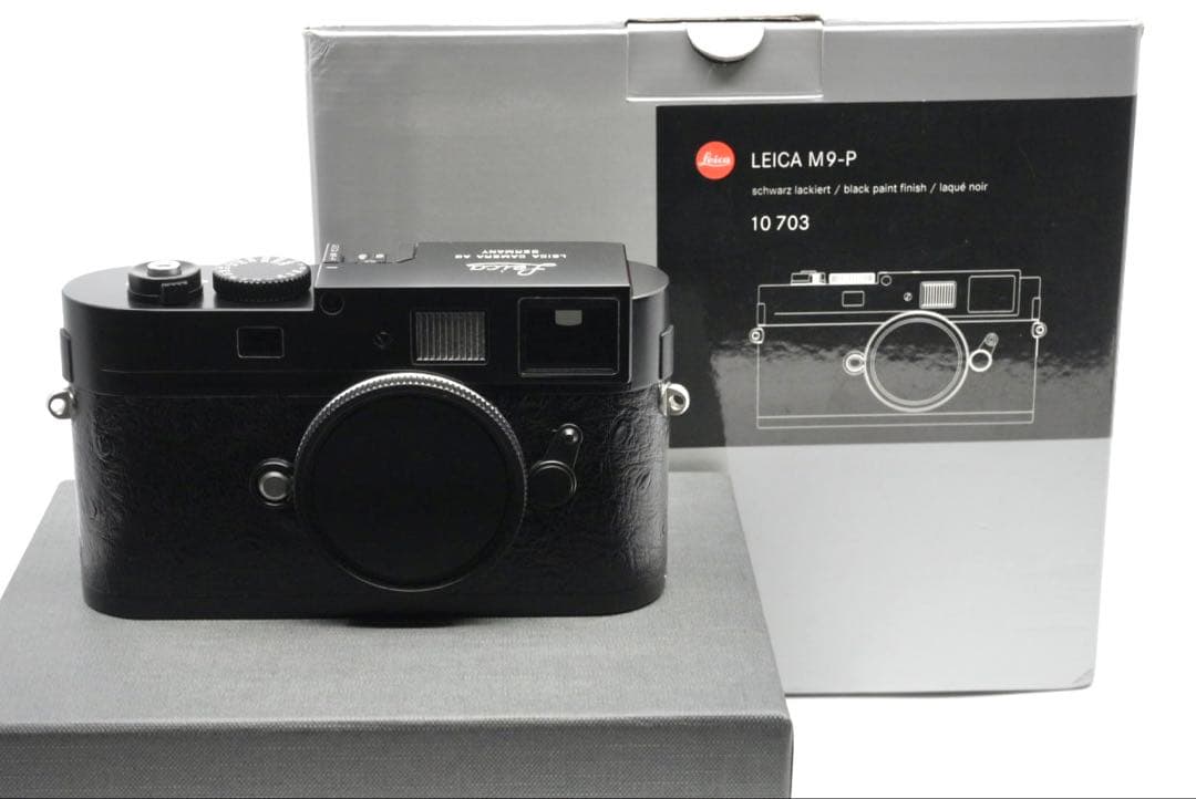 極美品 センサー交換対策済 ライカ M9-p ブラックペイント
