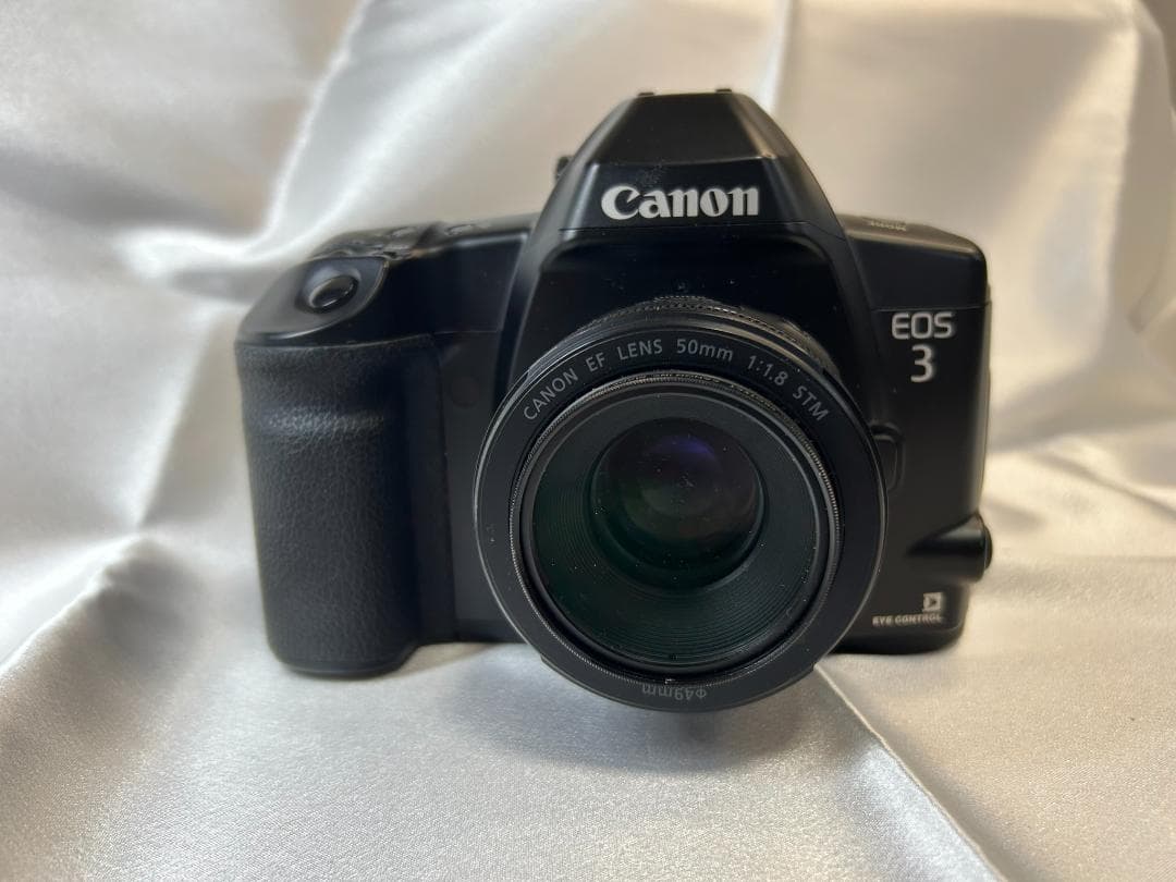 Canon EOS 3 フィルム一眼レフカメラ EF 50mm f1.8レンズ