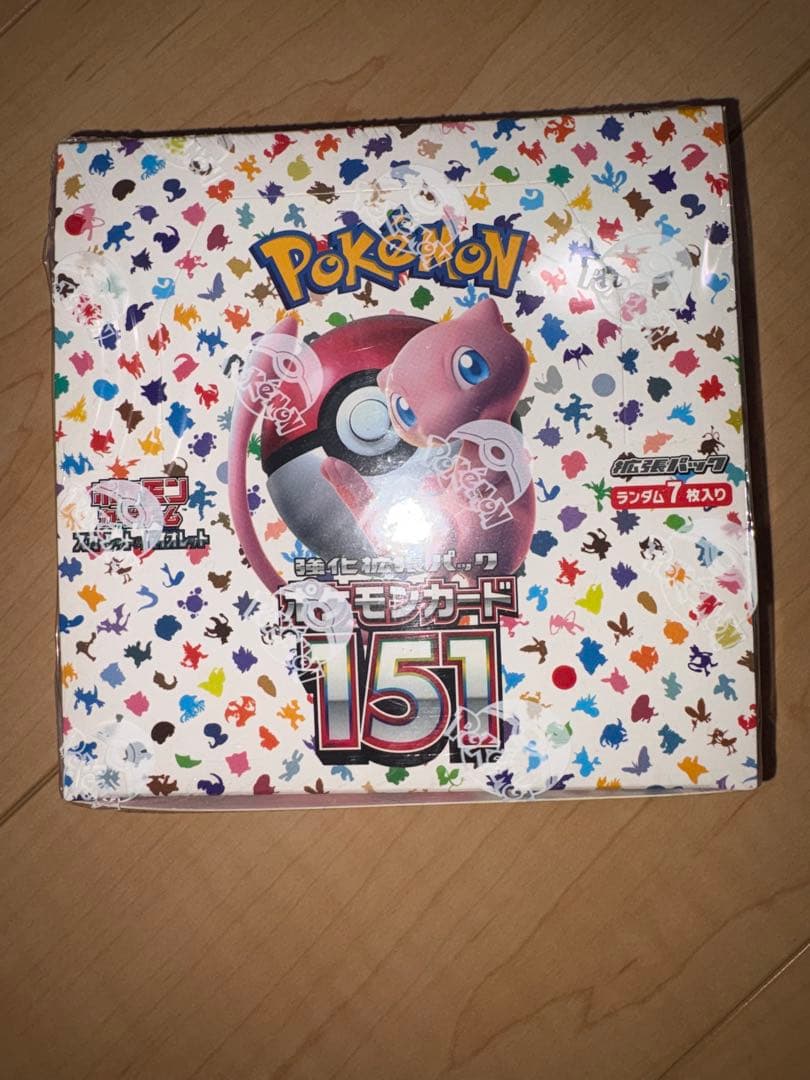 ポケモンカードゲーム151新品未開封シュリンク付き1box