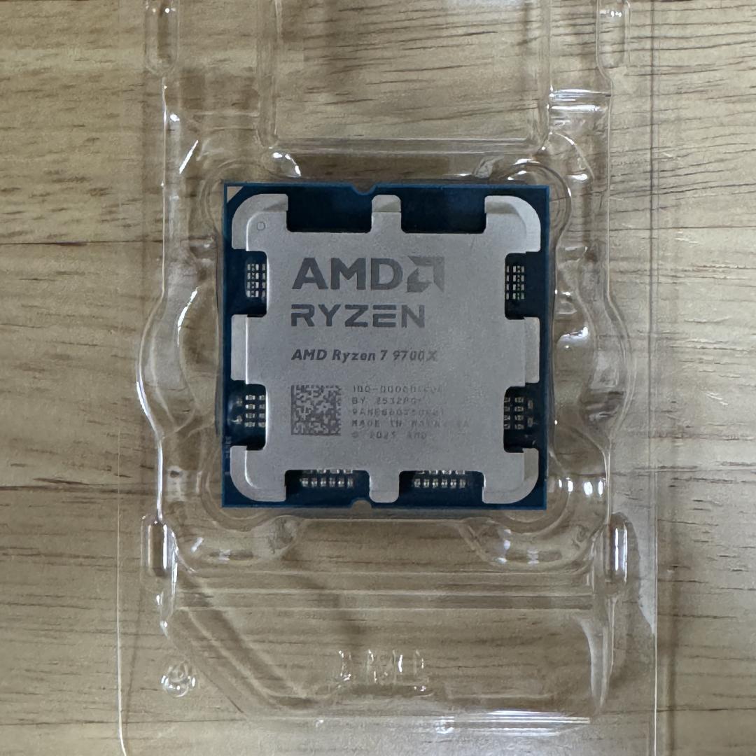 Ryzen7 9700x 動作確認済
