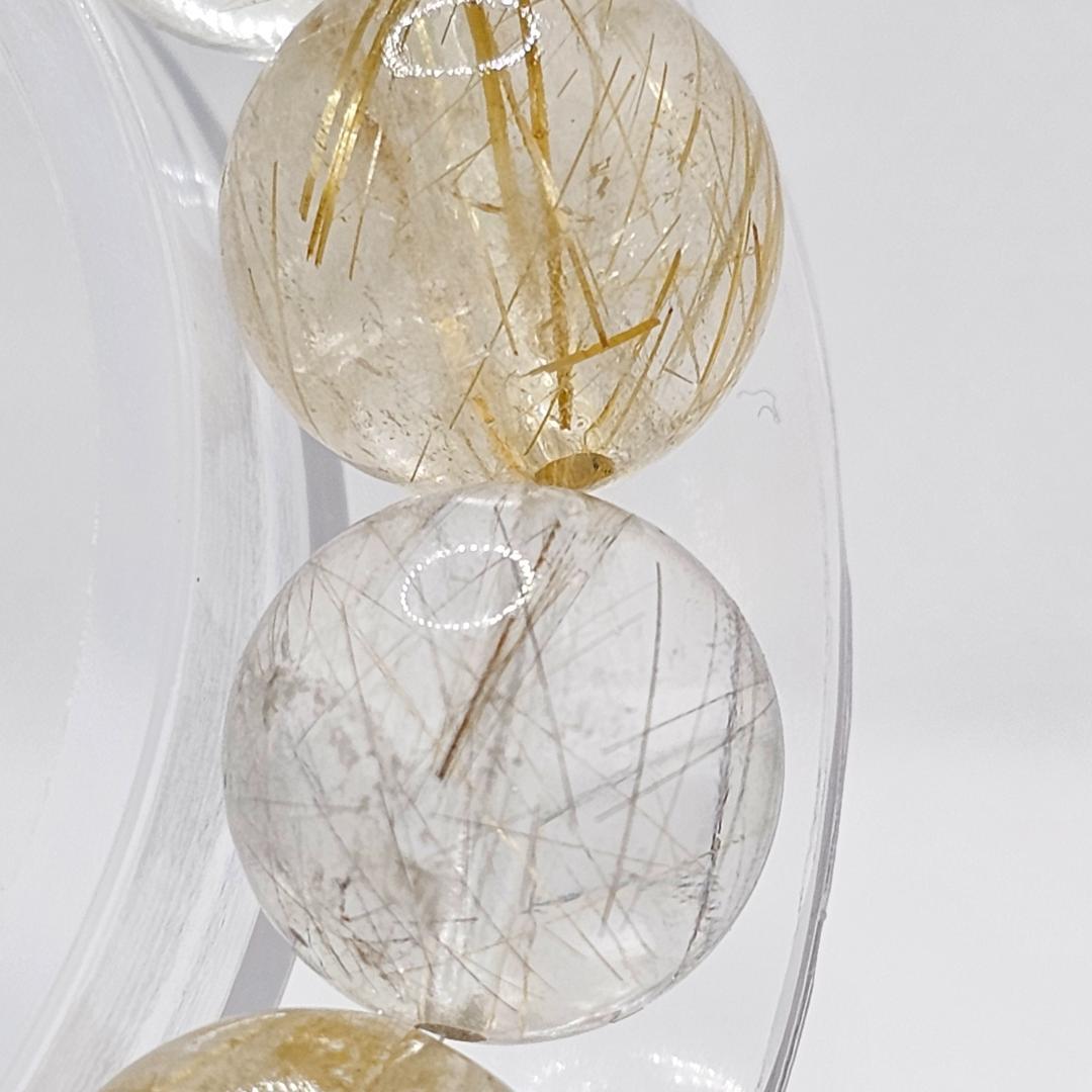 【ポリパ】サイズ約16.5cm ゴールドルチル シルバールチル