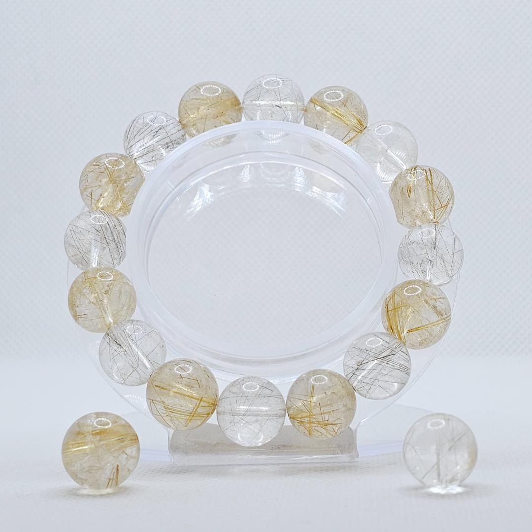 【ポリパ】サイズ約16.5cm ゴールドルチル シルバールチル