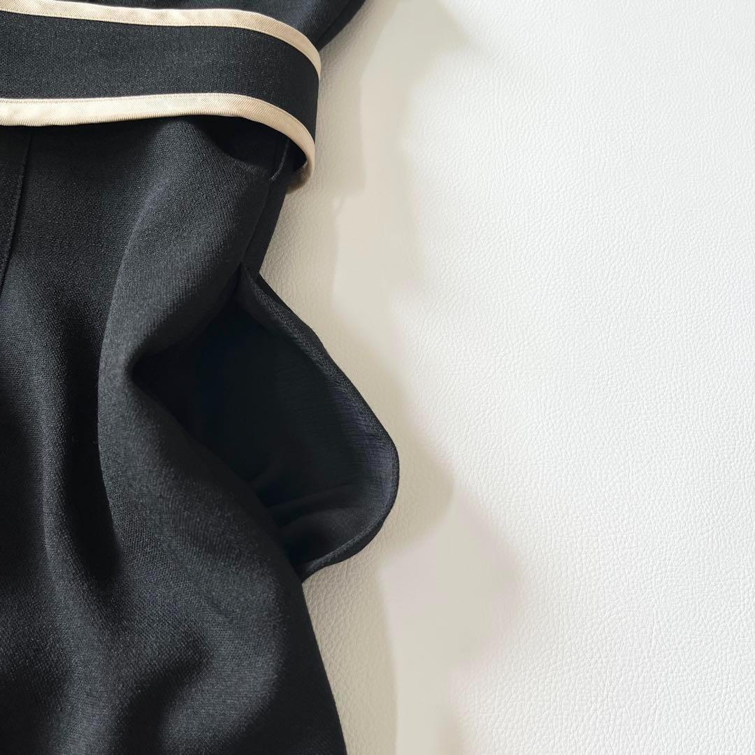 ▼完売✨現行25SS✨エストネーション【38】バイカラー パイピング ワンピース