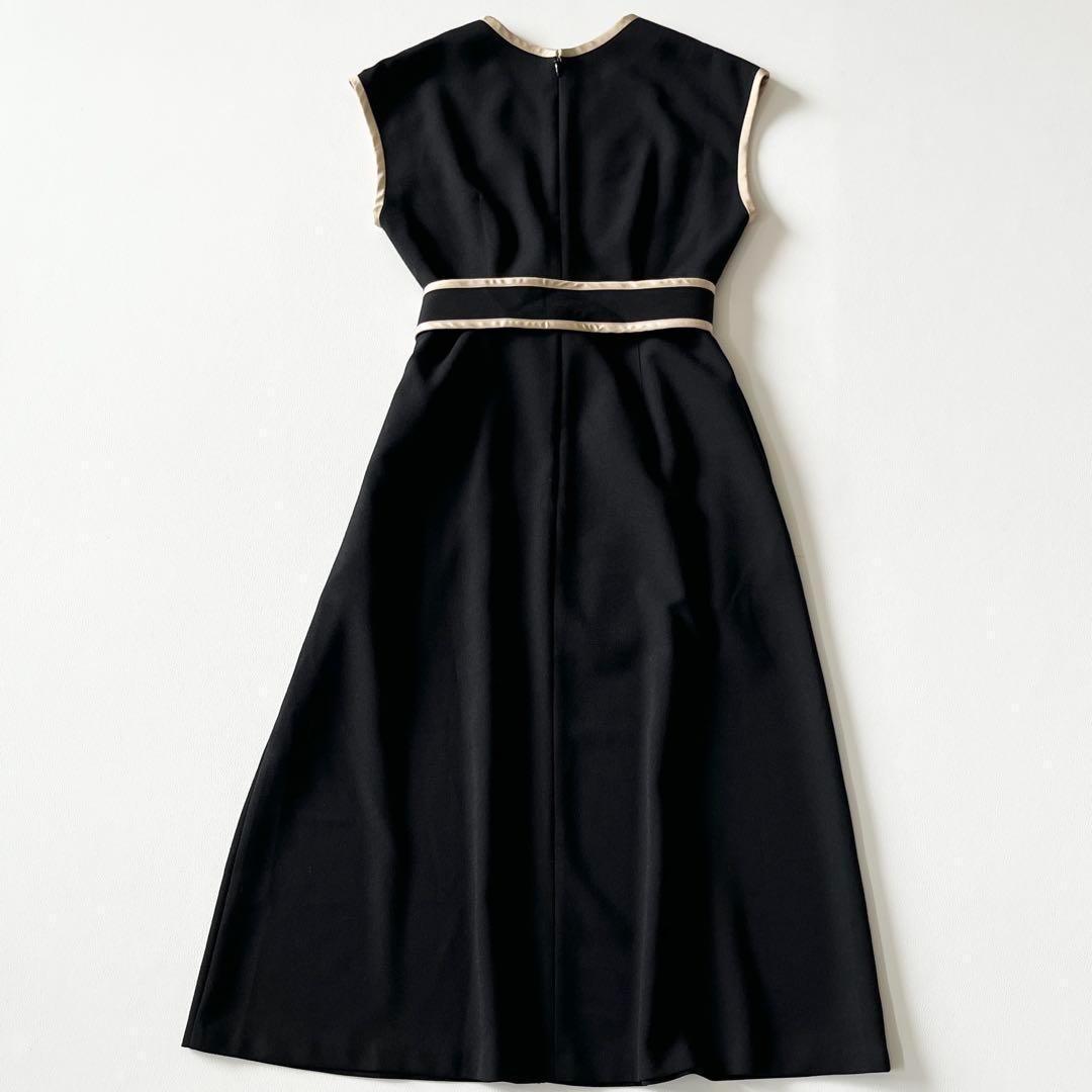 ▼完売✨現行25SS✨エストネーション【38】バイカラー パイピング ワンピース