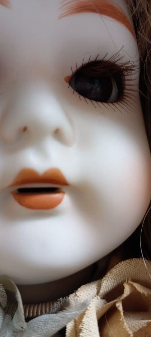 H68【ビスクドール】約60cm カマー&ラインハルト　CD103　スリープアイ