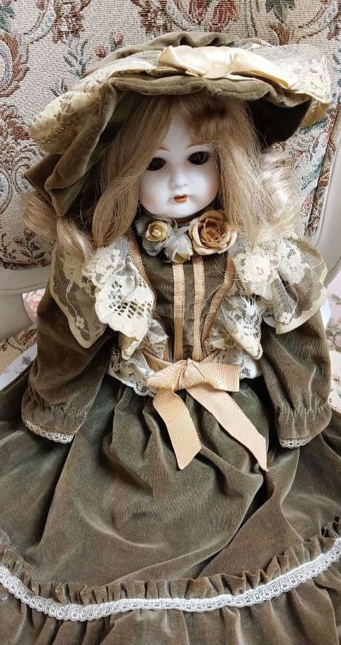 H68【ビスクドール】約60cm カマー&ラインハルト　CD103　スリープアイ