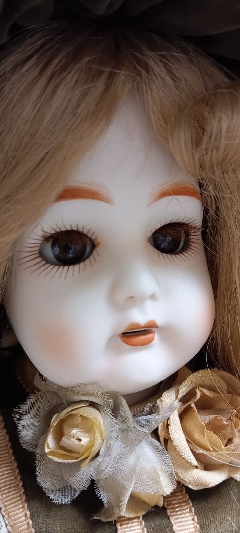 H68【ビスクドール】約60cm カマー&ラインハルト　CD103　スリープアイ