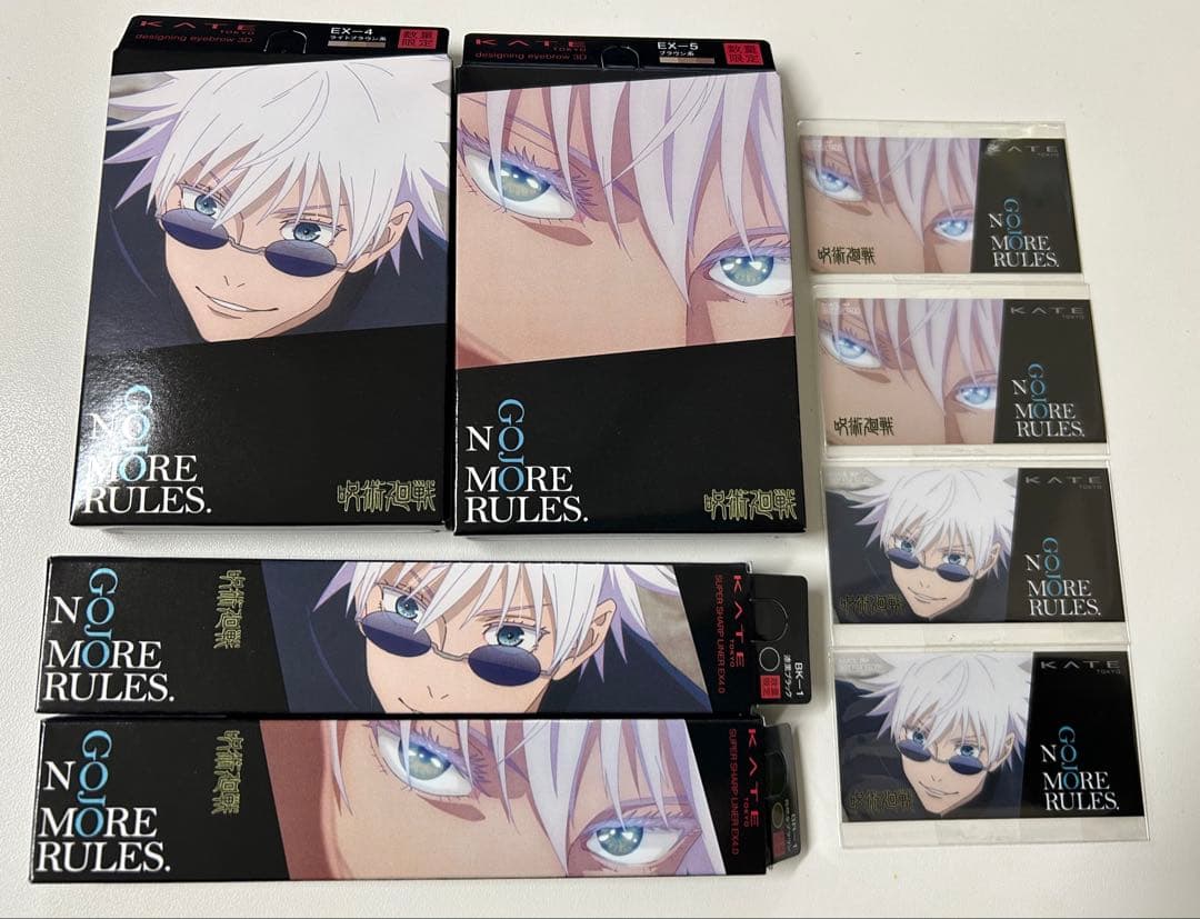 呪術廻戦 KATE 五条悟コラボフルセット◆特典ステッカー4枚付き