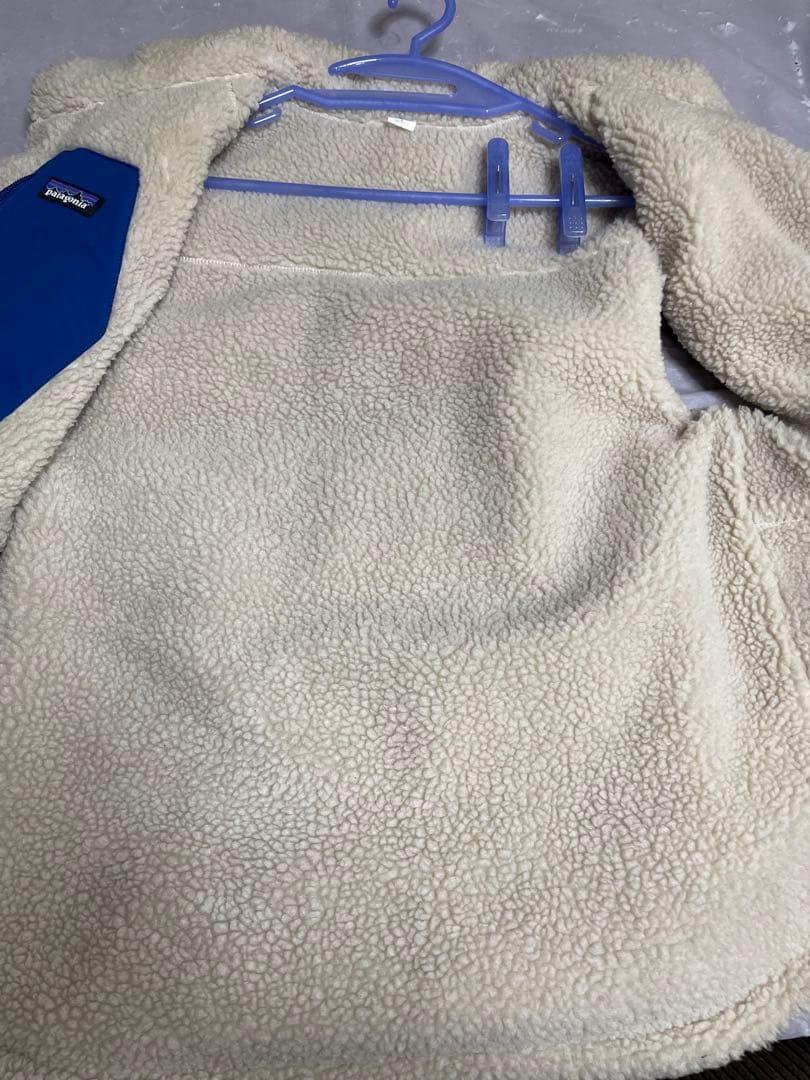 patagonia ダウンベスト Sサイズ 青/ネイビー