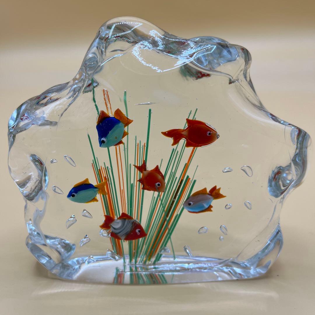 ⭐️ガラスの水族館⭐️箱根ガラス⭐️アクアリウムアート⭐️水泡⭐️