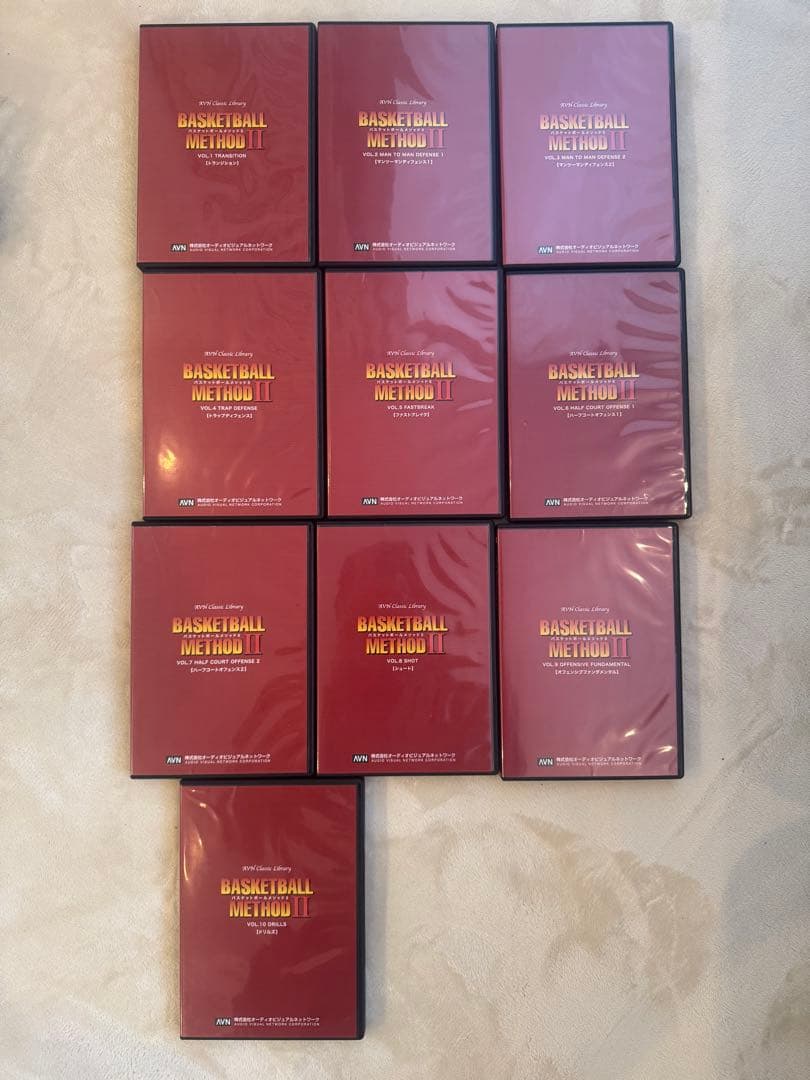 T*I様 【廃盤_定価5.6万円】バスケットボールメソッドⅡ 全巻セット 指導者