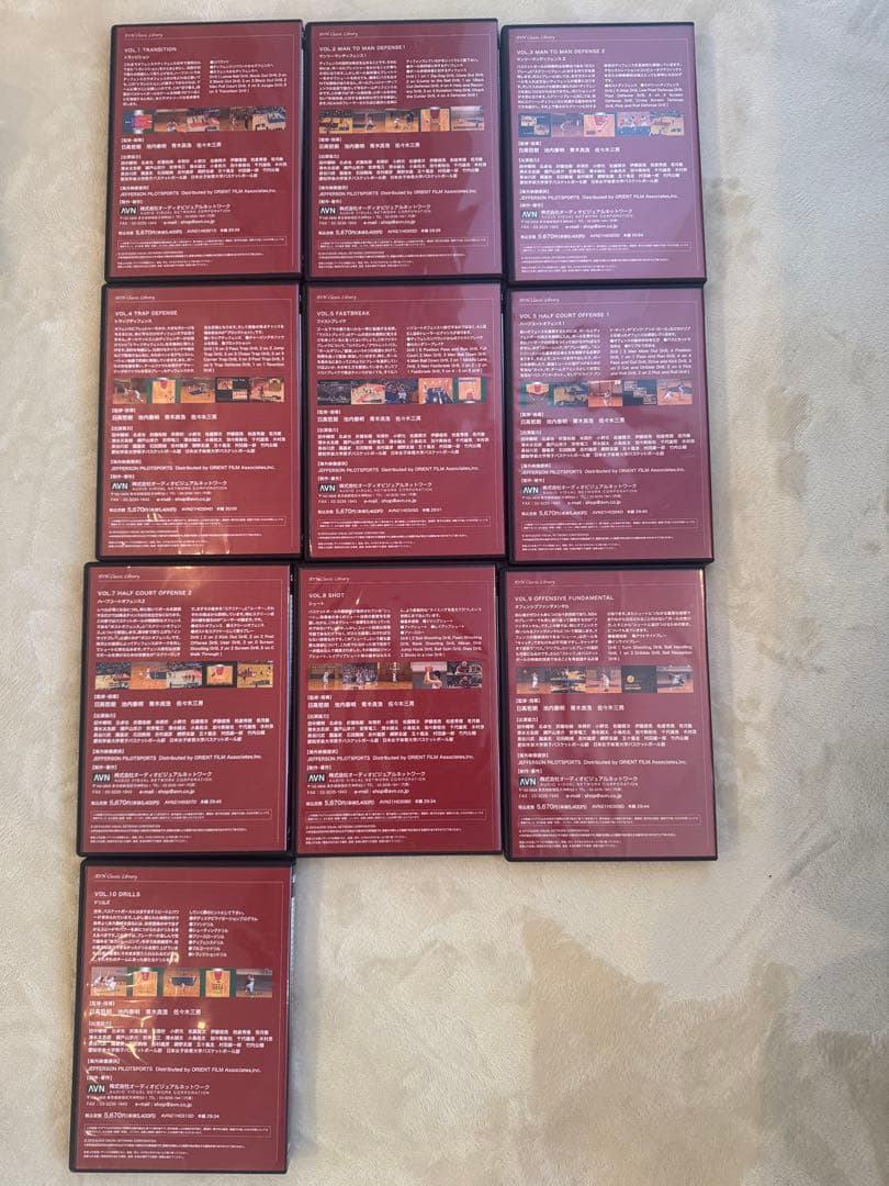 T*I様 【廃盤_定価5.6万円】バスケットボールメソッドⅡ 全巻セット 指導者