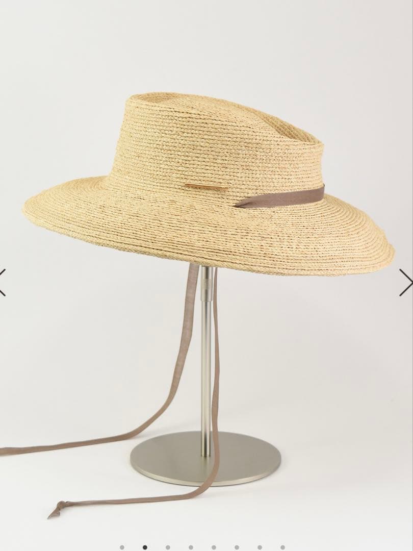 tocit 麦わら帽子 リボン付き