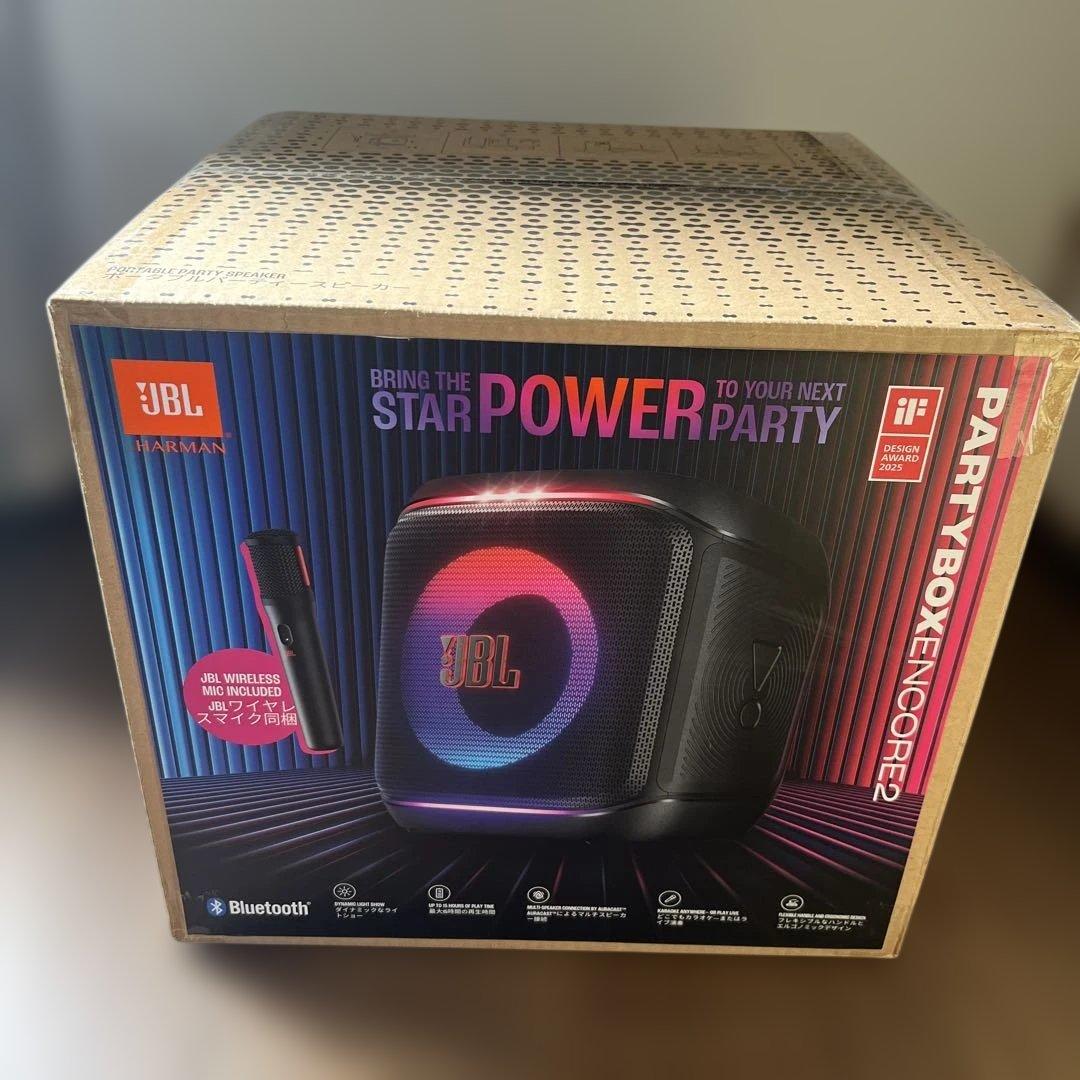 JBL PARTYBOX ENCORE 2 ワイヤレススピーカー　マイク付き