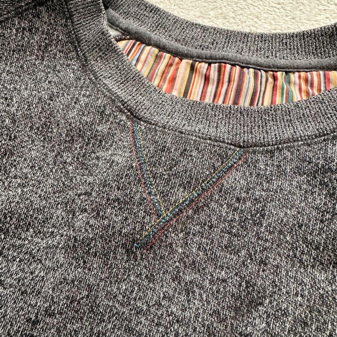 ポールスミス　スウェット　トレーナー　マルチストライプ　クリスタルラビット　現行