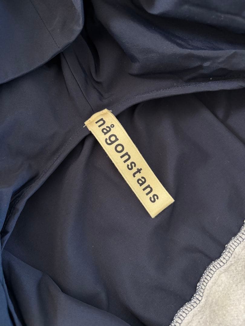 nagonstansナゴンスタンス　パーカーワンピース 異素材 ロング丈