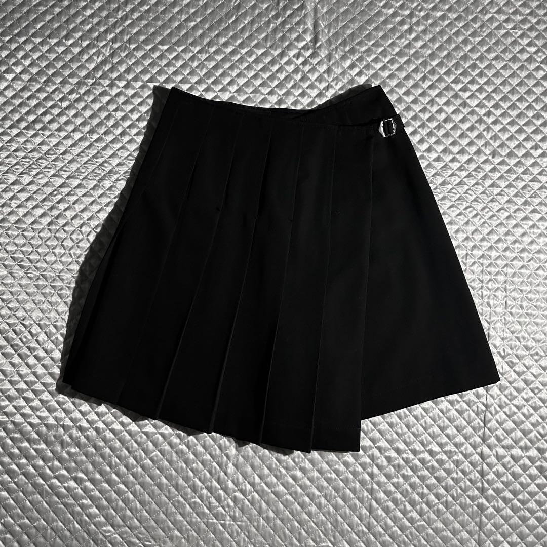 90s AD1994 archive プリーツスカートショーツ スカパン 黒