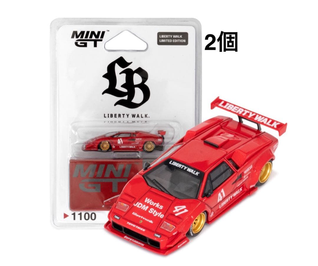 ミニカー MINI GT 1/64 LBWK Lamborghini Countach