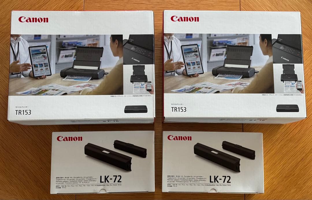 【未使用・未開封/2セット】Canon TR153＋純正LK-72 ✖️2セット