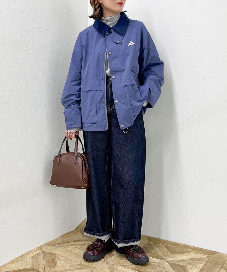 タ*ツ様 【GEVACO/ゲバコ】裏フリースショートジャケットコート　ブルー