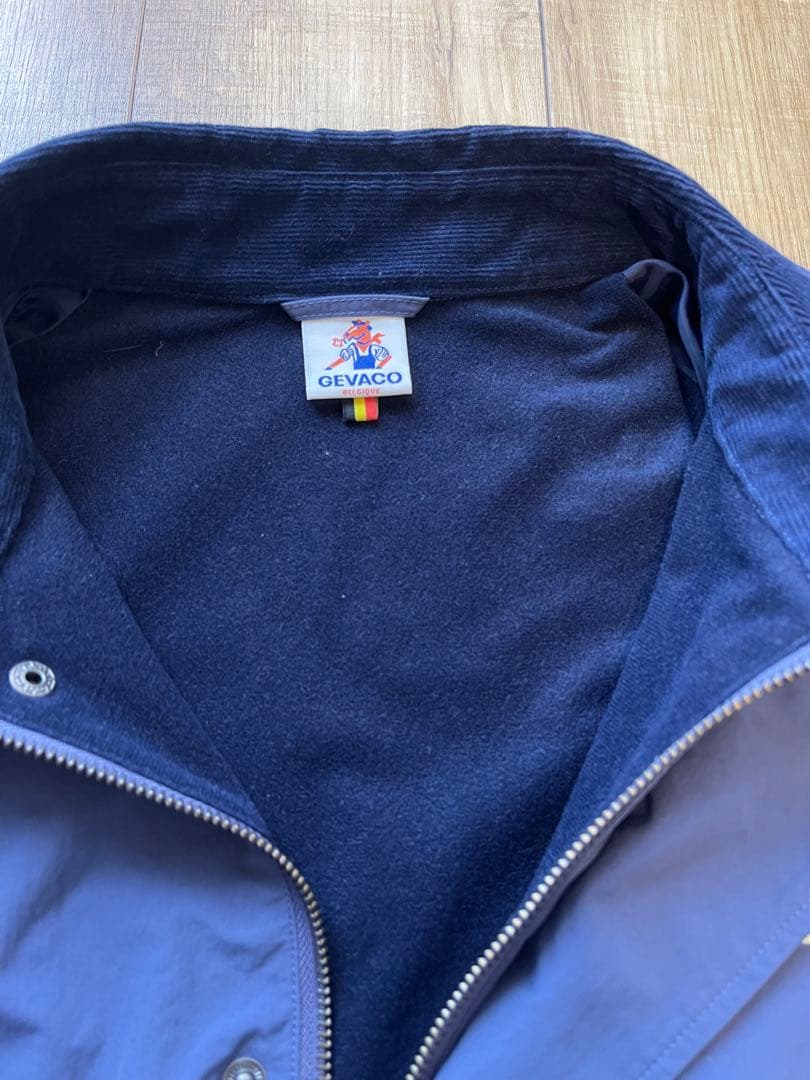 タ*ツ様 【GEVACO/ゲバコ】裏フリースショートジャケットコート　ブルー