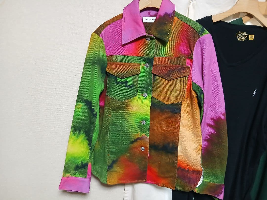 22年DRIES VAN NOTENドリスヴァンノッテン デニムシャツジャケット