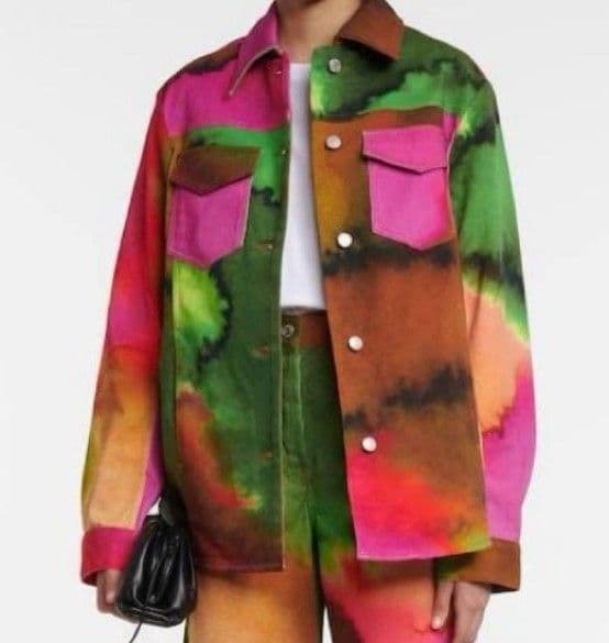 22年DRIES VAN NOTENドリスヴァンノッテン デニムシャツジャケット