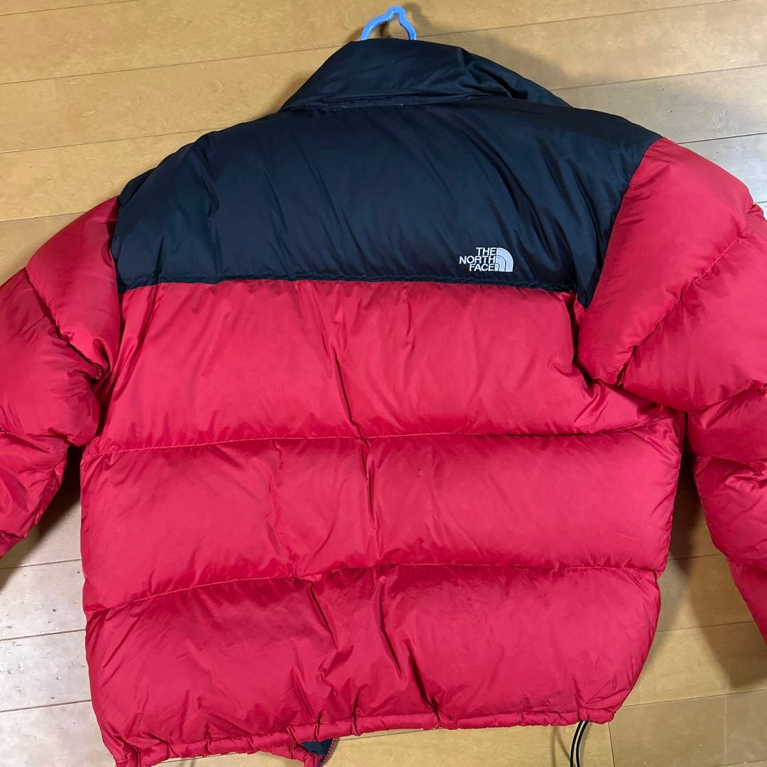 THE NORTH FACE ダウンジャケット 赤黒 MENS