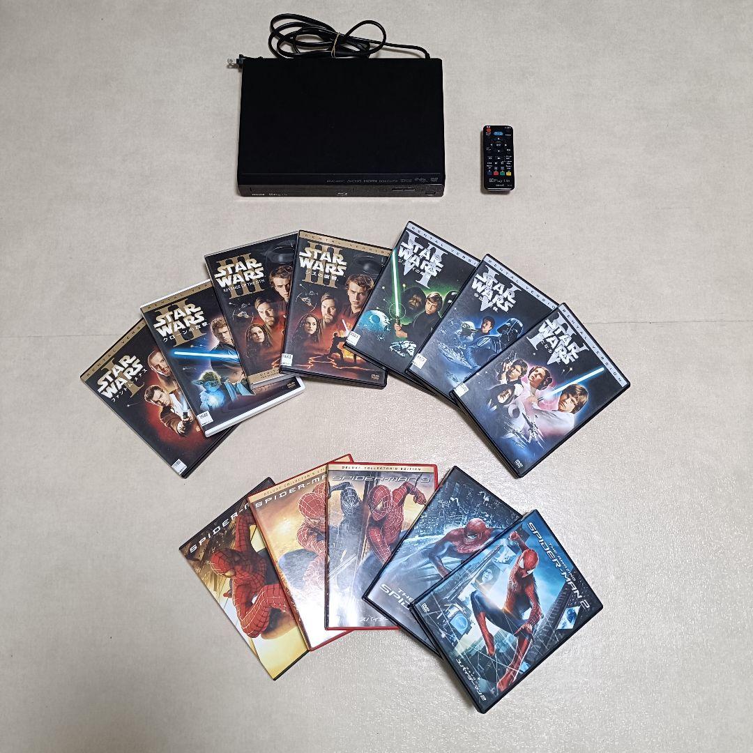 Maxell BD-PL110 ブルーレイディスクプレーヤー　DVDセット