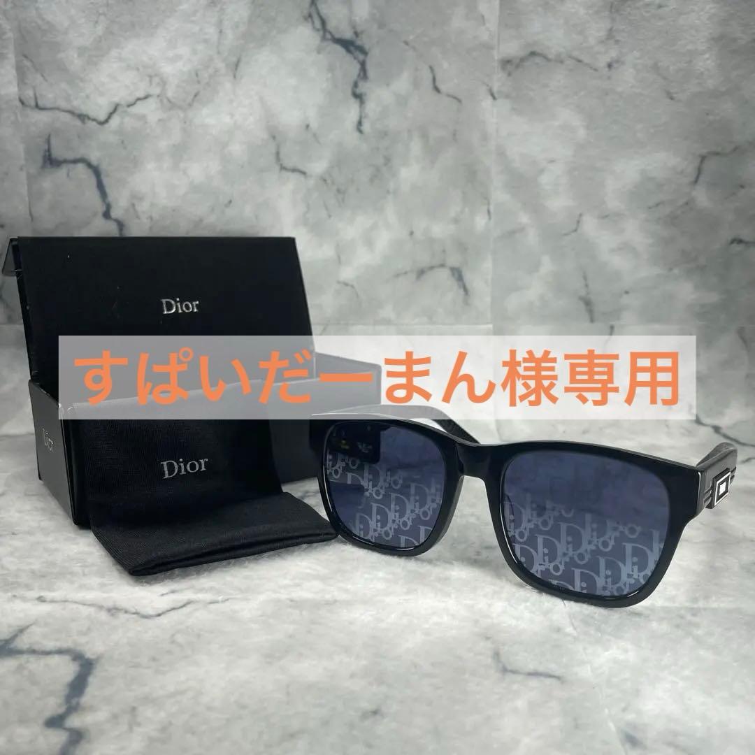 美品✨ Dior レクタンギュラー サングラス ブラック