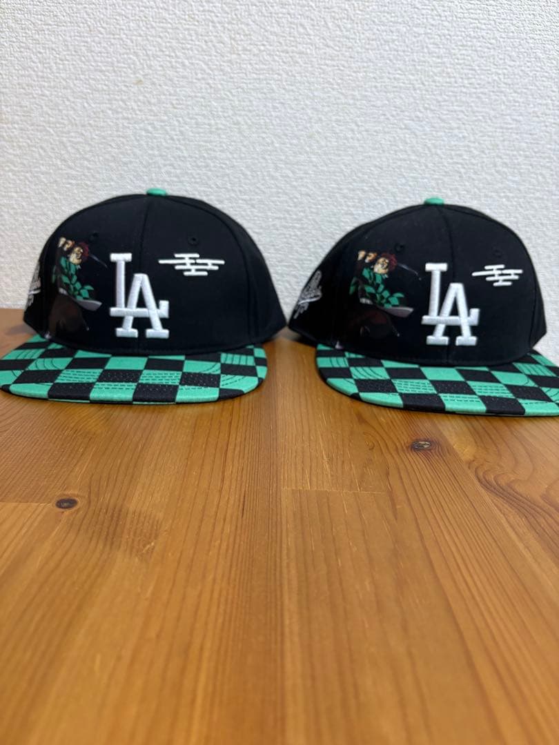 鬼滅の刃 ドジャース コラボキャップ 大谷翔平 炭治郎