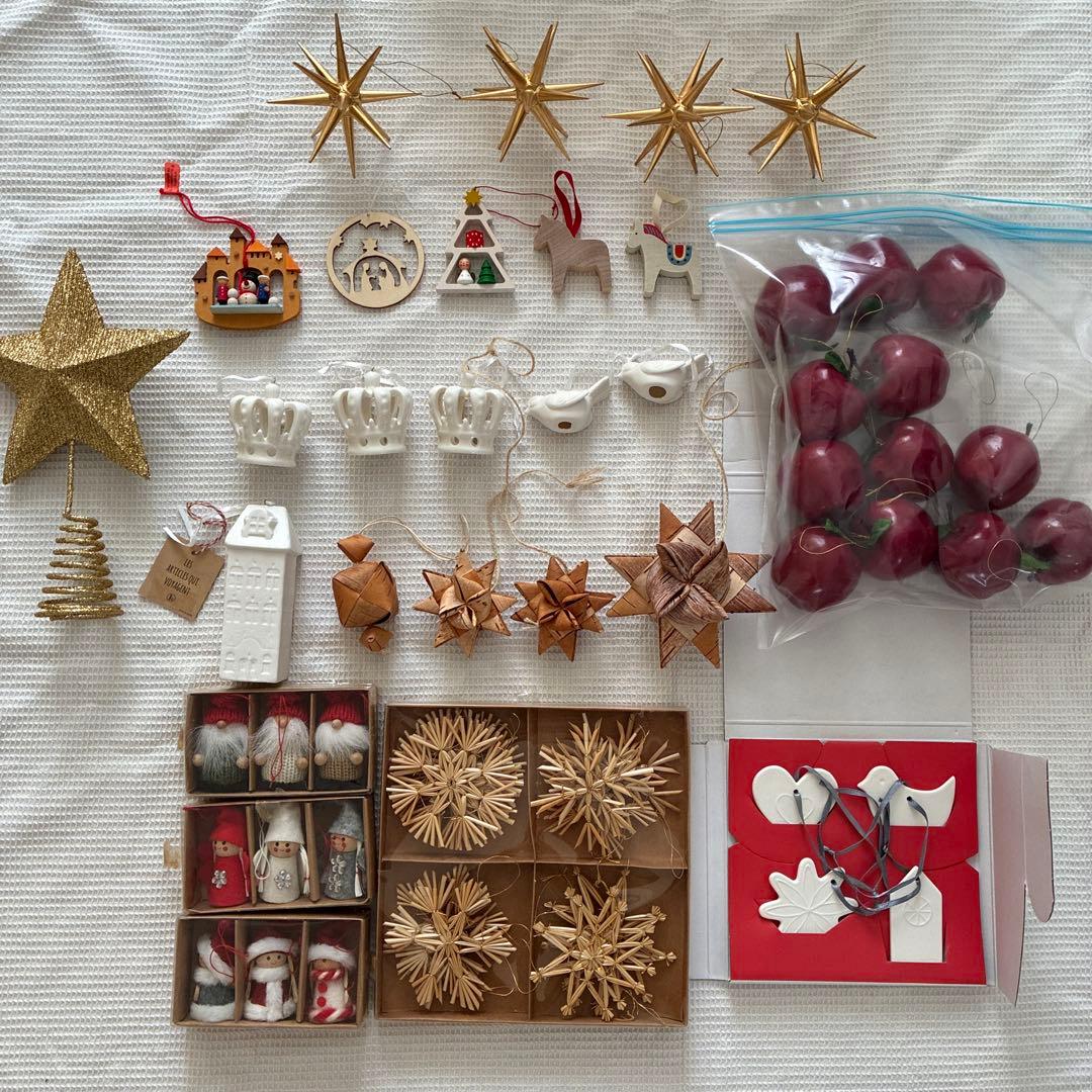 クリスマスオーナメント　金の星（大） アルビンプライスラー 白樺 イッタラ