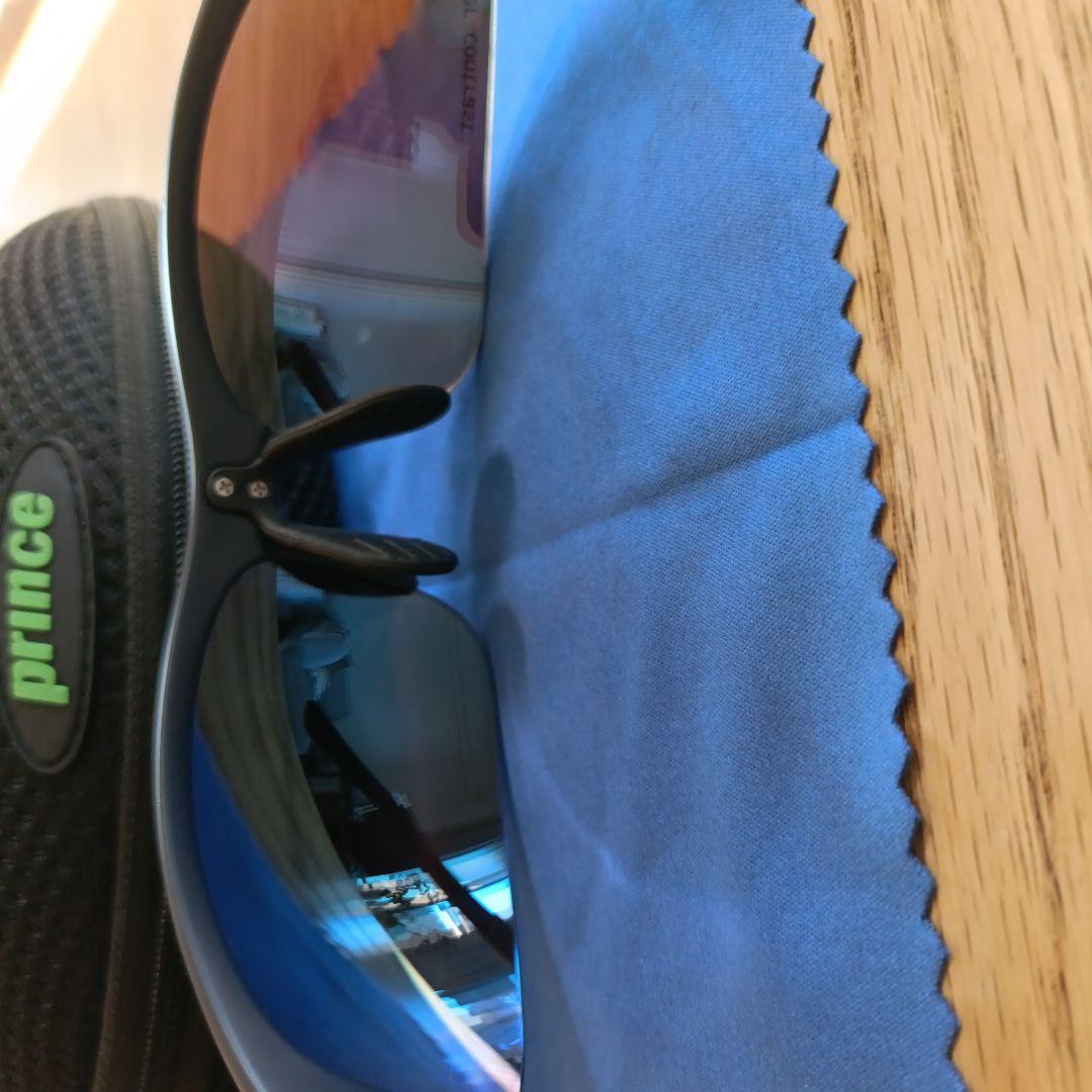 プリンスサングラス プレミアハイコントラストミラー偏光 PSU731　テニス用