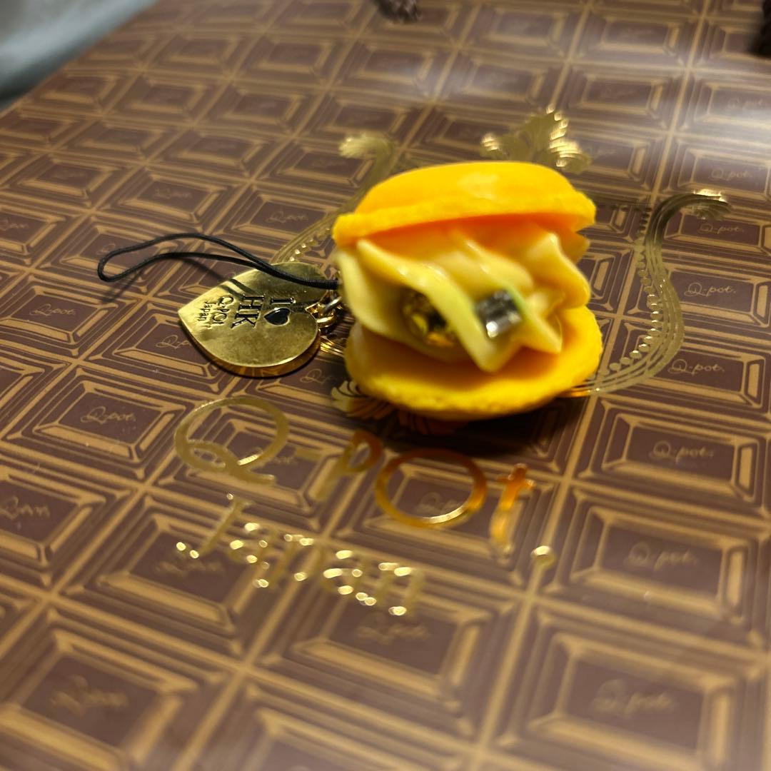 Q-pot. マカロン　ストラップ　香港限定 レア　コレクション