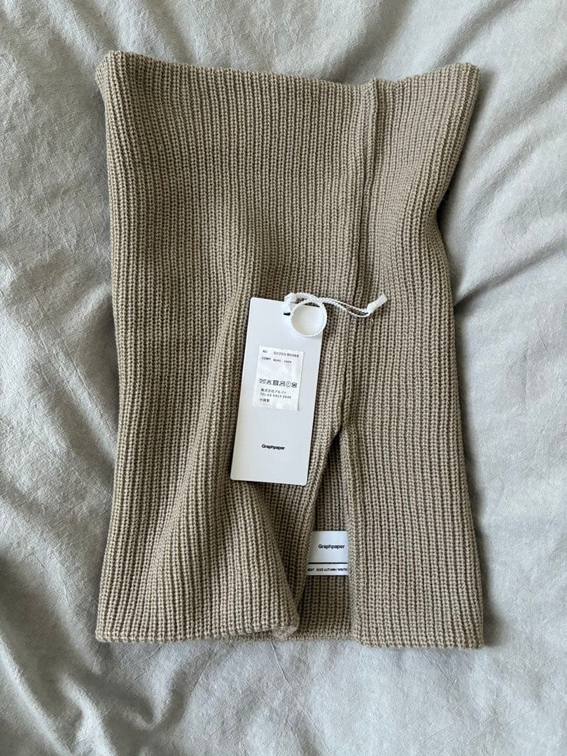 【Graphpaper グラフペーパー】Fine Wool Snoodスヌード