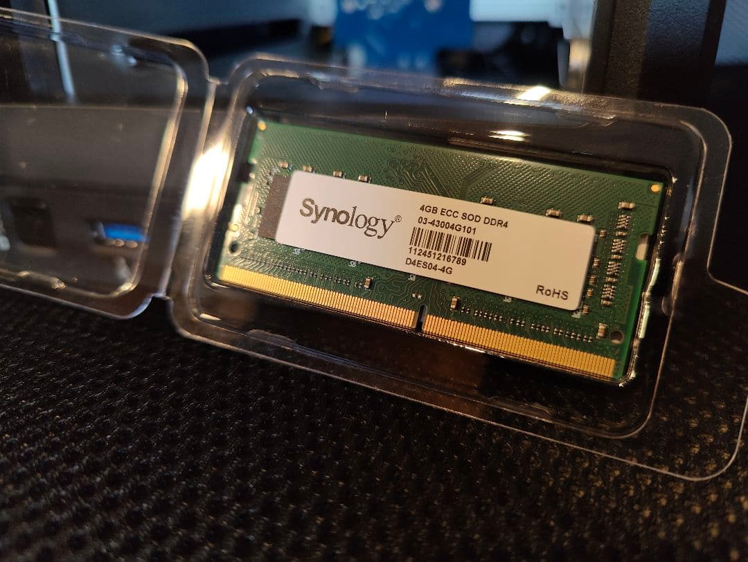 Synology DDR4 メモリー D4ES04-4G