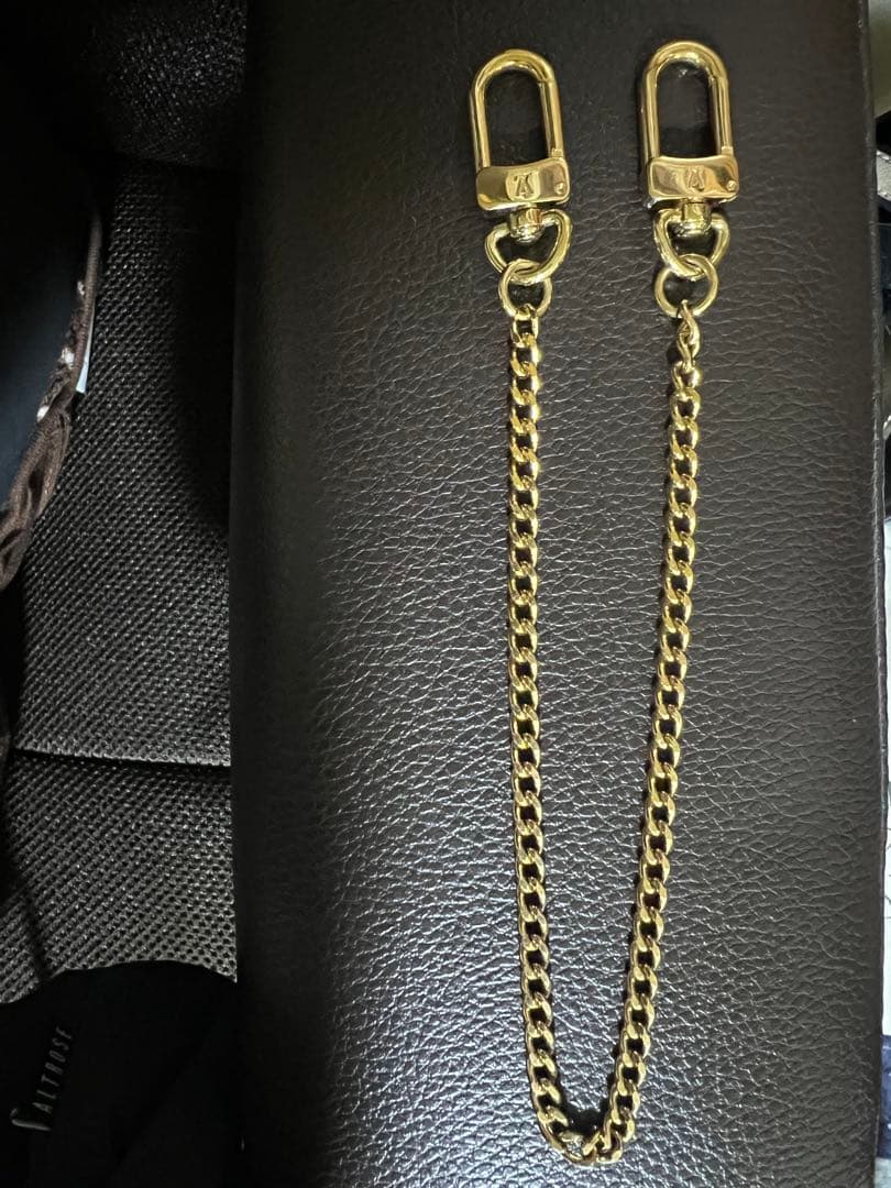 ルイヴィトン ウォレットチェーン ダブルクリップ